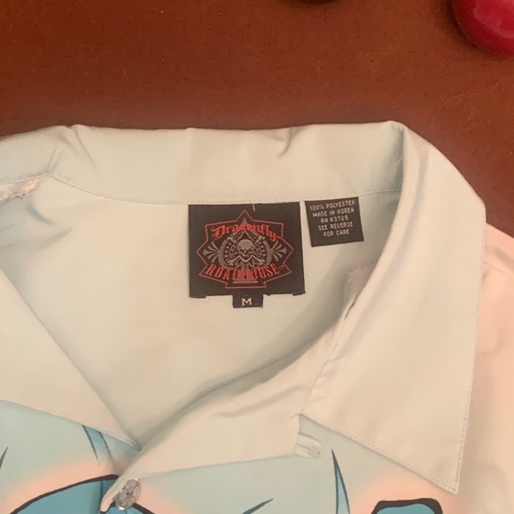 Dragonfly skull shirt - Picture 5 of 6